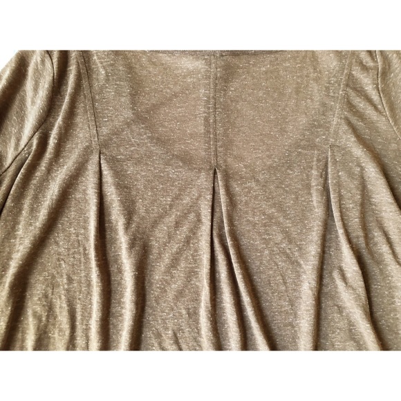 Free People 3/4 Sleeve Draped Top - Picture 4 of 5